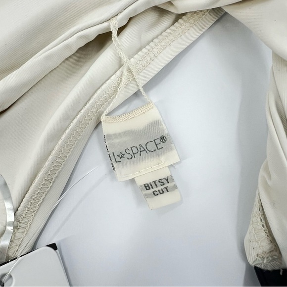 L Space Lovegood Bikini Bottom Classic in Black Cream Size S NEW - Picture 7 of 8